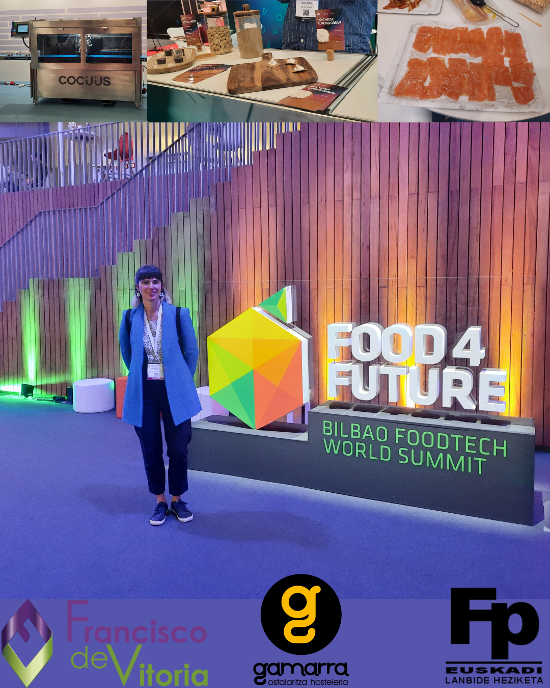 IES Francisco de Vitoria BHI-ko irakaslea Food 4 Future nazioarteko kongresuan egon da, adinekoen elikadura hobetzeko helburuz